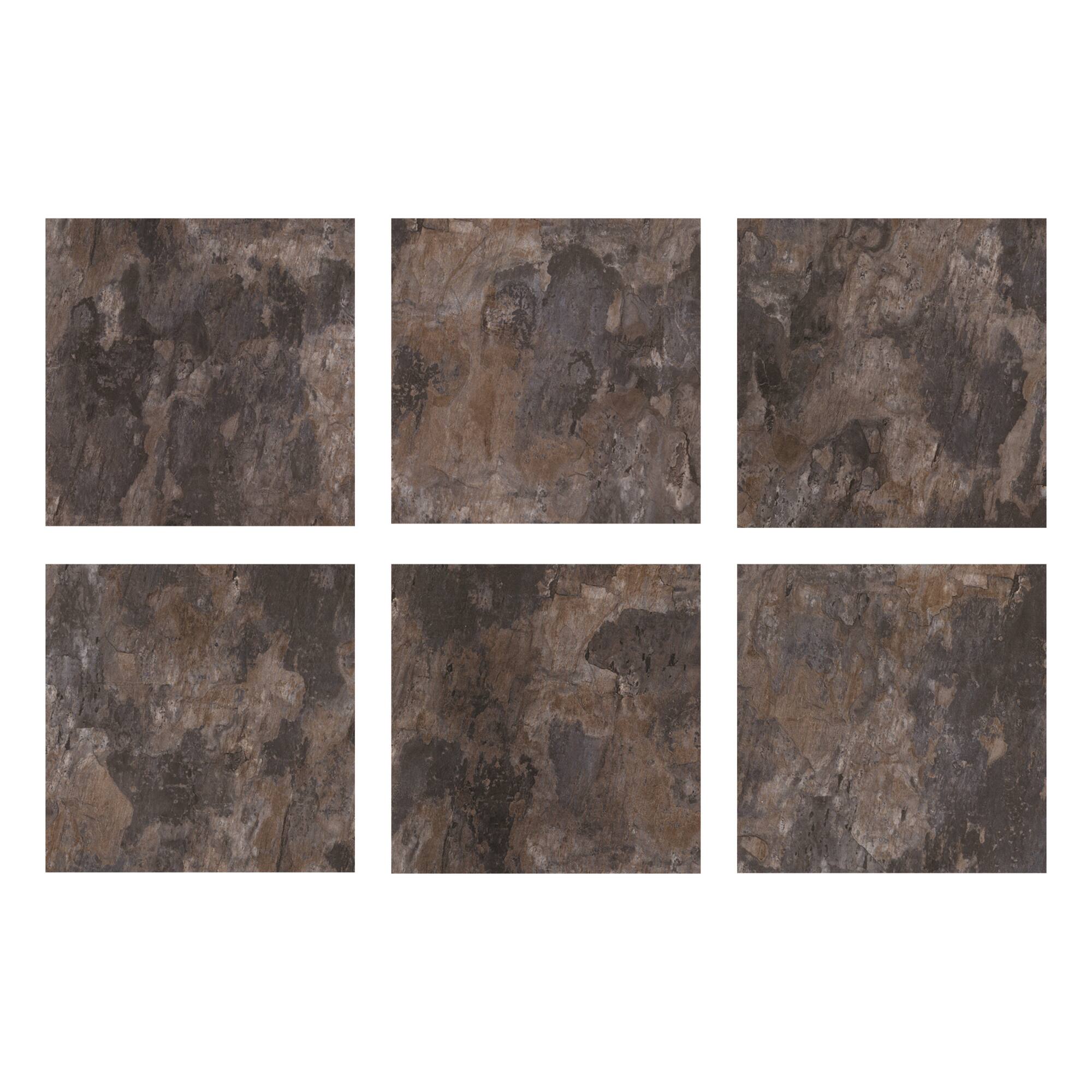FloorPops Brownstone Peel & Stick Floor Tiles
